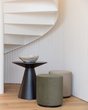 Mee Swivel Ottoman styled interior