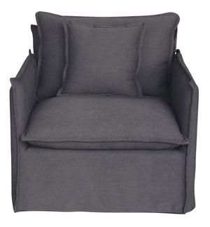 Chantilly Armchair - Charcoal