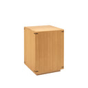 Kristina Dam Japanese Side Table in warm oiled oak, 300 x 300 x 420mm