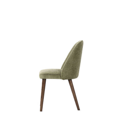 Paris Dining Chair - Moss / Dark Oak
