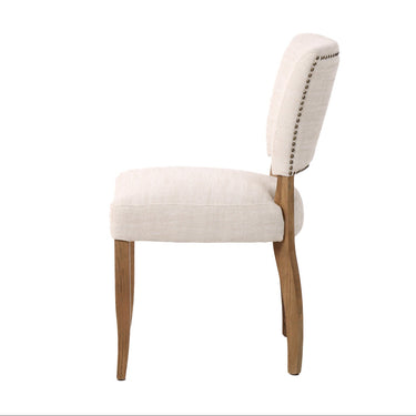 Derringer Dining Chair - Antique White / History Oak