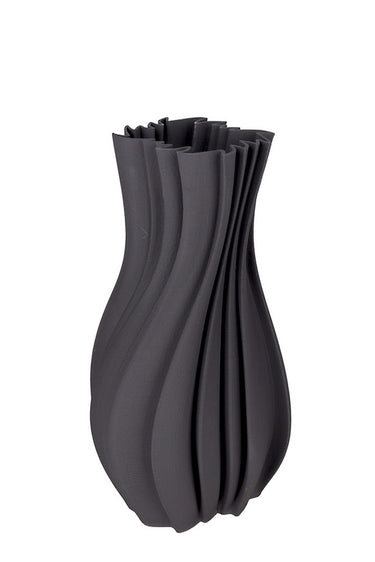 Louella Grey 3D Printed Ceramic Vase - Small
