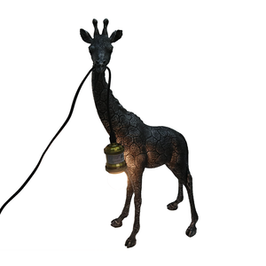 Giraffe Hanging Bulb Lamp - Black
