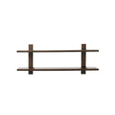 MUUBS Tay large wall shelf in dark smoked oiled oak