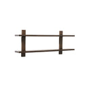 Smoked oak grain detail on the MUUBS Tay shelf