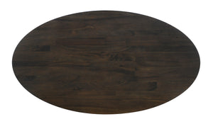 Malibu Dining Table Oval with Cone Base
