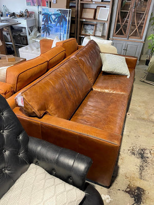 Madison 3 Seater Sofa - Vintage Cigar
