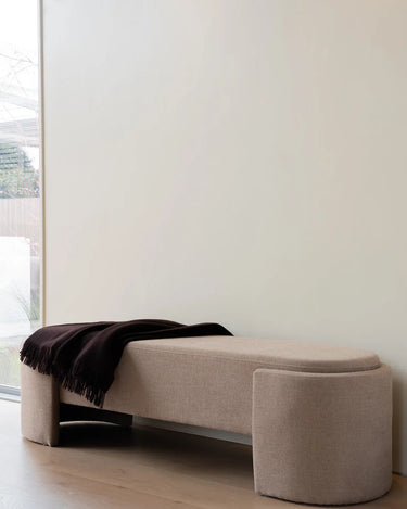 Malfi Bench - Camel Boucle