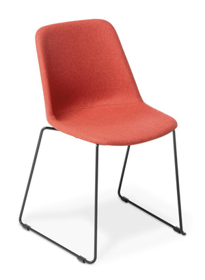 Max Sled Chair-Fully Upholstered