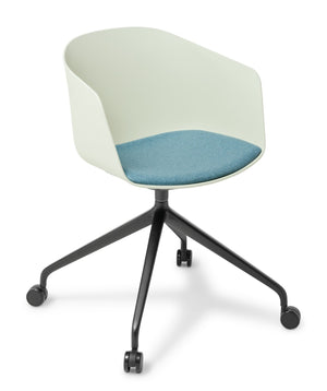 Max Tub Swivel Chair-Seat Upholstered