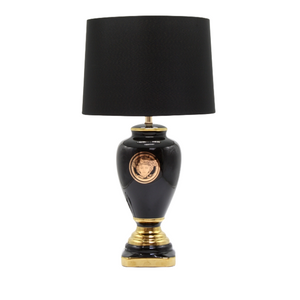 Luxury Table Lamp - Medusa Black