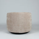 Harlow Swivel Chair in oatmeal, detail of the swivel base