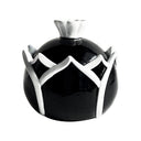 Petal Black and White Trinket Box