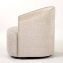 Barrell Occasional Swivel Chair side view