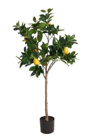 Potted Lemon Topiary Tree 1.35m - Faux Plant