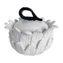 Plumage White and Black Trinket Box