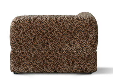 Arcadia Leopard Print 3-Seater Modular Sofa with Ottoman