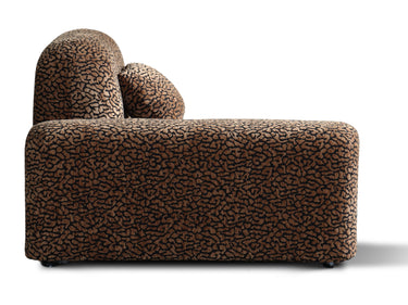 Arcadia Leopard Print 3-Seater Modular Sofa with Ottoman