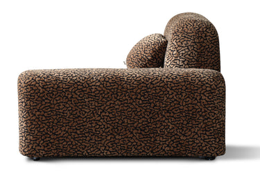 Arcadia Leopard Print 3-Seater Modular Sofa with Ottoman