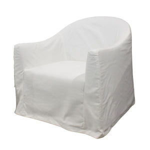 Elisee Slipcover Sofa Chair - Cream