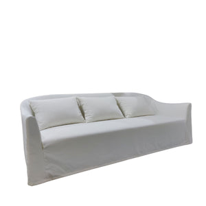 Elisee Slip Cover 3 Seater Sofa- Cream