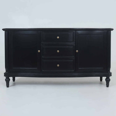 Allure Sideboard in black, full front view
