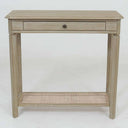 Moderno Console 80cm in natural and rattan, full front view