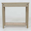 Moderno Console 80cm in natural and rattan, rattan weave detail