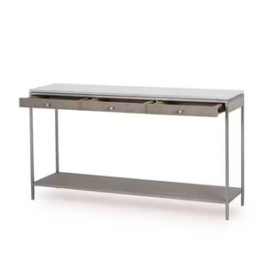 Paxton Console Table with Marble Top