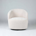 Reflect Halo Swivel Chair in Ivory - angled view