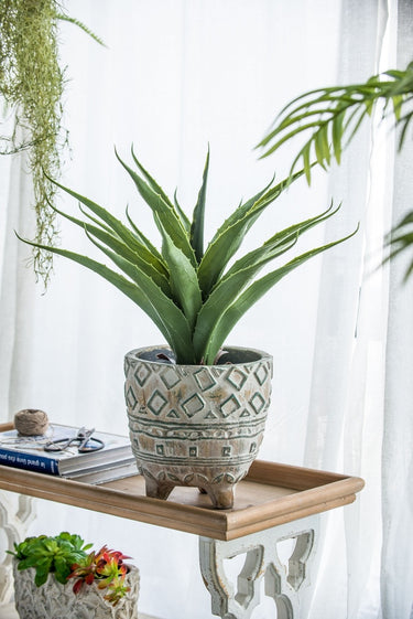 Terracotta Vase - 26cm at Online8 Furniture Auckland NZ