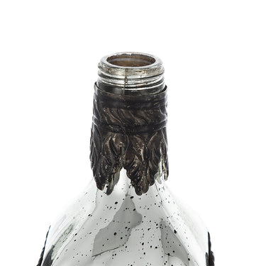 Antique Mirrored Bottle Vase - 31cm at Online8 Furniture Auckland NZ