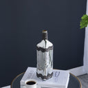 Antique Mirrored Bottle Vase - 31cm at Online8 Furniture Auckland NZ