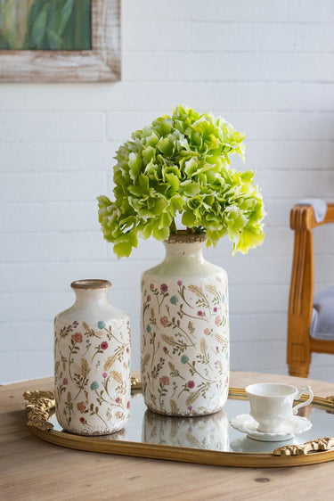 Flower Vase - Multi-Coloured 21cm at Online8 Furniture Auckland NZ