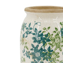 Green Floral Vase - 32cm at Online8 Furniture Auckland NZ