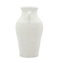 White Terracotta Urn - 34cm at Online8 Furniture Auckland NZ