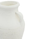 White Terracotta Urn - 34cm at Online8 Furniture Auckland NZ