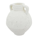 White Terracotta Urn - 25cm at Online8 Furniture Auckland NZ