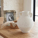 White Terracotta Urn - 25cm at Online8 Furniture Auckland NZ
