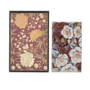 Burgundy Peony Book Box Set of 2 - detail