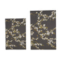 Charcoal Cherry Blossom Book Box Set of 2 - open