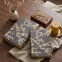 Charcoal Cherry Blossom Book Box Set of 2 - side