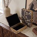 Charcoal Cherry Blossom Book Box Set of 2 - styled