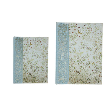 Duck Egg Botanical Book Box Set of 2 - styled