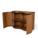 Paloma Wave Sideboard, detail of the wave door front