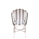 SIKA Alu-Affair Sofie Outdoor Dining Chair - Grey & White Stripe