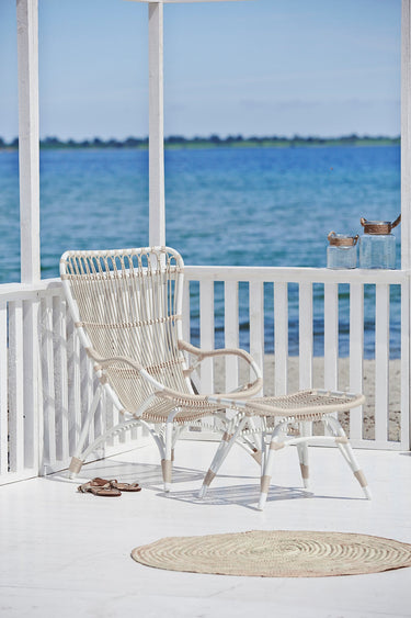 SIKA Exterior Monet High Back Outdoor Chair - Dove White