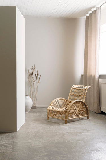 SIKA Icons Paris Rattan Lounge Chair - Natural