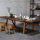 SIKA Roger Suar Wood Stool - Natural