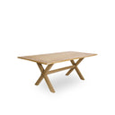 SIKA Teak Colonial Outdoor Dining Table - 100 x 200cm